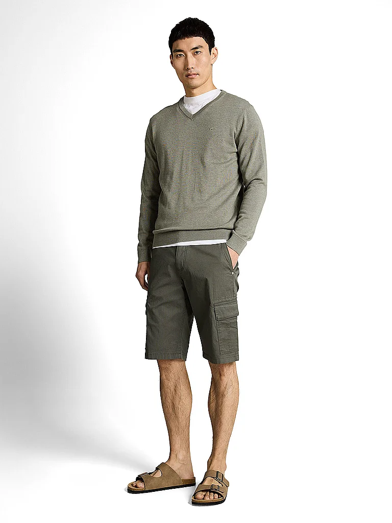 Tom Tailor Pantalon Cargo 1049728 Khaki Mini Geometric Print 38 Homme 2